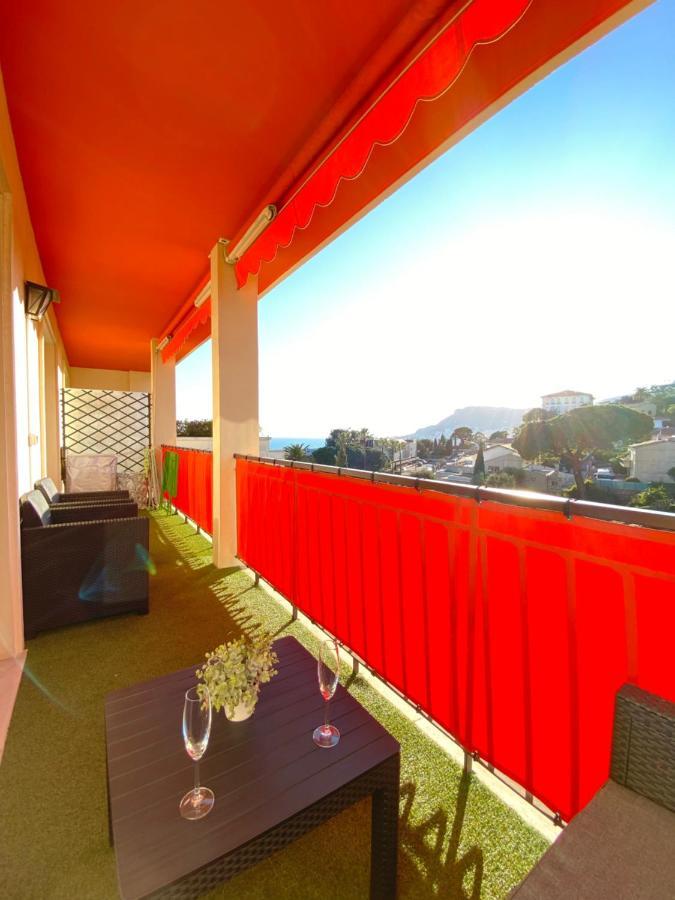Charmant 2 Pieces Vue Sur Mer Et Monte-Carlo A Roquebrune Cap Martin מראה חיצוני תמונה