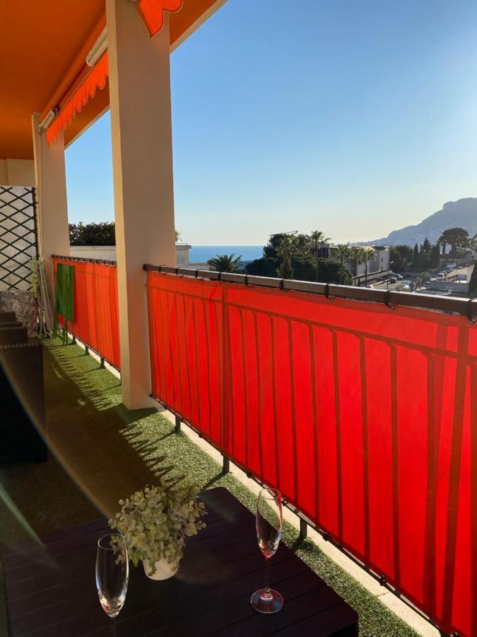 Charmant 2 Pieces Vue Sur Mer Et Monte-Carlo A Roquebrune Cap Martin מראה חיצוני תמונה