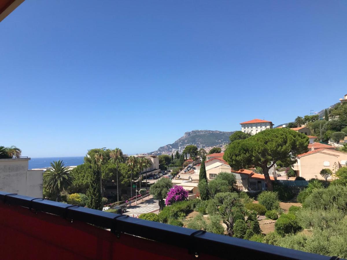 Charmant 2 Pieces Vue Sur Mer Et Monte-Carlo A Roquebrune Cap Martin מראה חיצוני תמונה