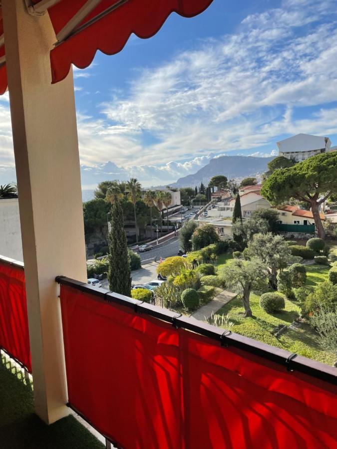 Charmant 2 Pieces Vue Sur Mer Et Monte-Carlo A Roquebrune Cap Martin מראה חיצוני תמונה
