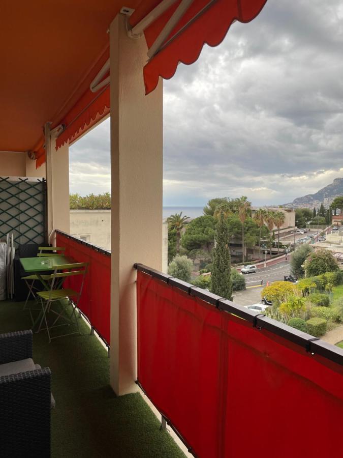 Charmant 2 Pieces Vue Sur Mer Et Monte-Carlo A Roquebrune Cap Martin מראה חיצוני תמונה